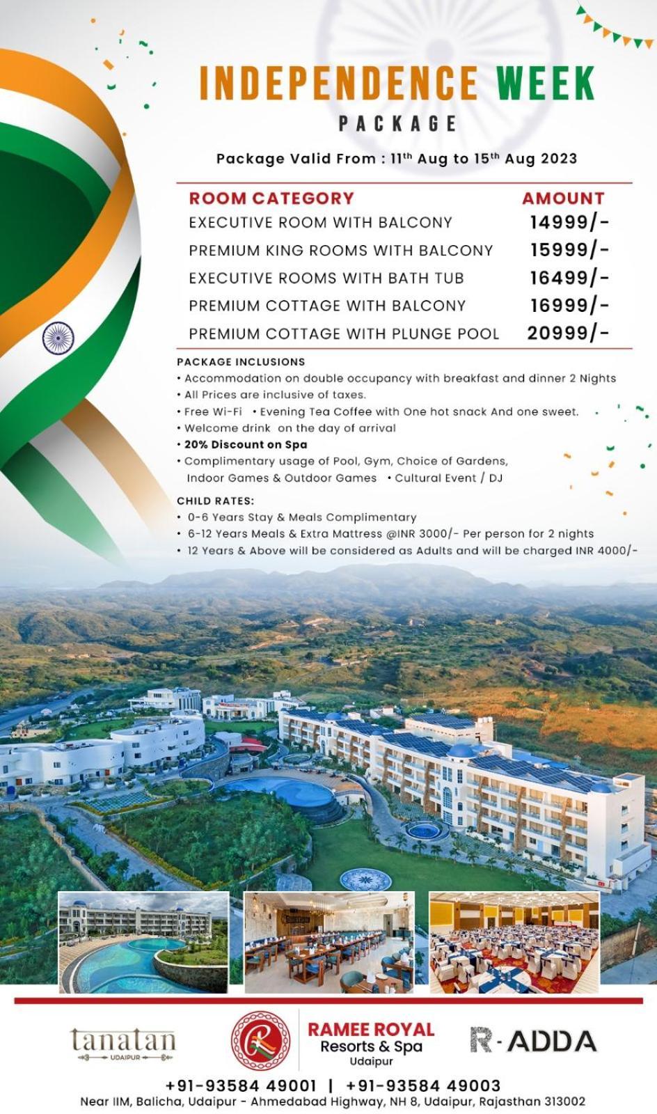 Ramee Royal Resort & Spa - Udajpur Zewnętrze zdjęcie